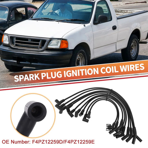 Ford F-150 V8 5.0L 9 x Spark Plug Wire Ignition Coil Cables