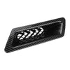 1x Universal Bumper Hood Air Vent Intake Duct FC Style Glossy Carbon Fiber Look