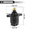 Chrysler Town & Country (1988) Metal Idle Air Control Valve