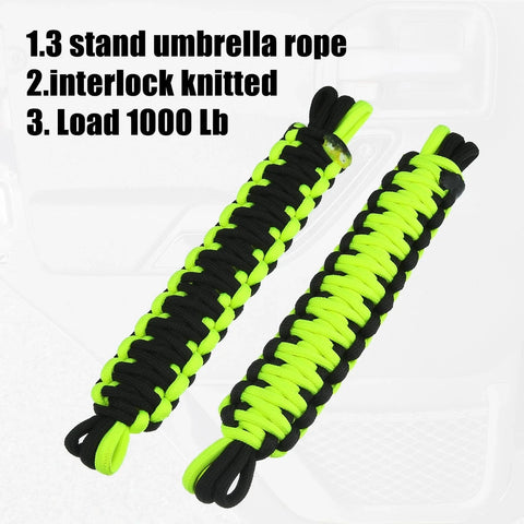 Jeep Wrangler TJ 2 x Nylon Door Limiting Check Straps (1987-2021)