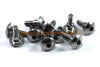 Suzuki 2 x M5 x 16mm Inox Fork Head Bolts 6mm Shoulder