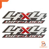 Isuzu D-Max 4x4 Diff Lock Side Rear Body Adhesive Sticker Decal (20-24)