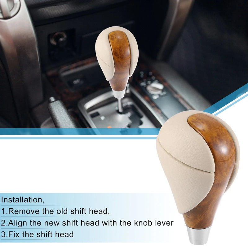 Lexus Brown Beige Gear Shift Knob
