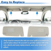 Nissan Versa Driver & Passenger Sun Visors (2007-2012)
