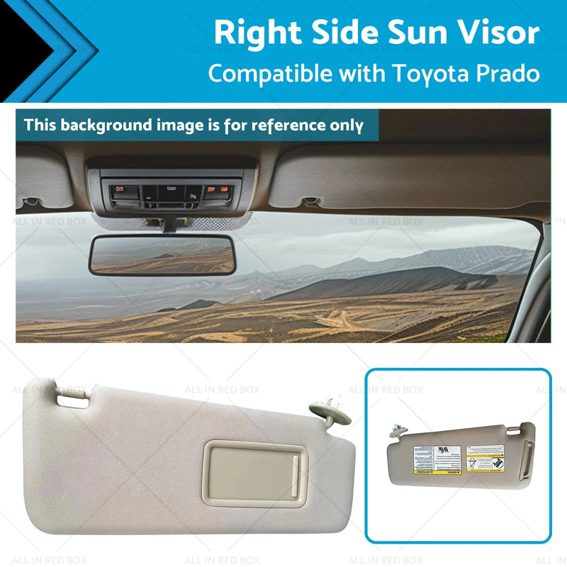 Toyota Prado Right Side Sun Visor (2010-2023)