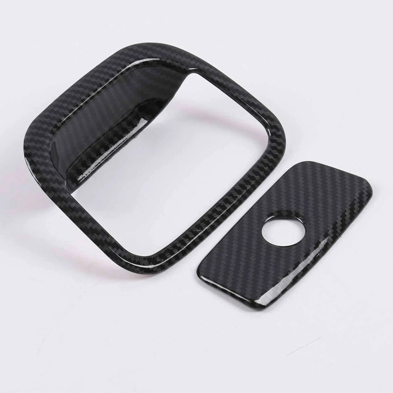 Jeep Grand Cherokee 2014-2021 Carbon Fiber Storage Box Frame Lid Cover Trim