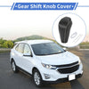 Chevrolet Cruze (2011-2015) Black Carbon Fiber Grey Gear Shift Knob Cover