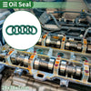 Oil Seal Rotary Shaft Seal TPU 28x36x7mm Green High Pressure 5 Pcs