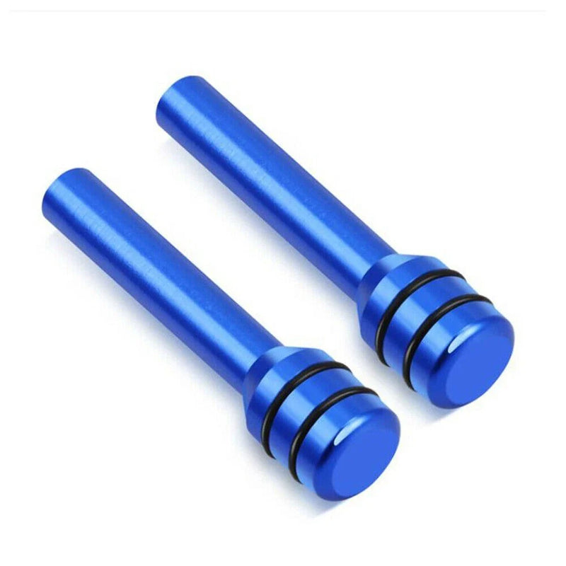 Car / Truck Auto Parts 4 x Pcs Blue Aluminum Door Lock Knob Pins