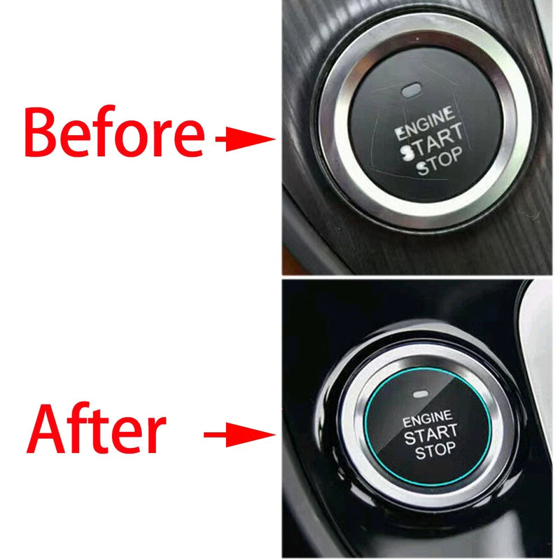 Acc Sk Invisible Engine Ignition Start Stop Button Sticker Covers