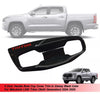 Mitsubishi L200 Triton 4 Door Handle Bowls 2 x Glossy Black (2024-2025)
