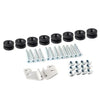Universal Flat Tube Motorcycle Side Luggage Case Baseplate Screw Spacers