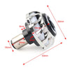 LED Headlight Motorcycle Angel Eye Strobe Tail Brake Rear Lights 12V
