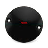 Harley Softail Bigtwin Black Domed Points Covers