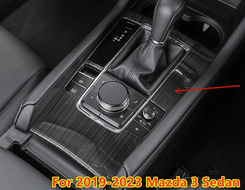 Mazda 3 Gear Shift Box Panel Cover Trim Decor Black Titanium (2019–2023)