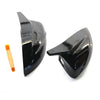 Audi A3 / S3 / RS3 Black Side Mirror Covers w/ Lane Assist (2014-2020)