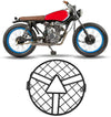 CG125 GN125 6.5" Motorcycle Headlight Mesh Grill Protect Side Mount Cover