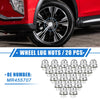 Mitsubishi Endeavor, Outlander 20 x M12x1.5 Wheel Lug Nuts (2004-2013)