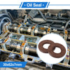 Oil seal 30x62x7mm Brown 2 x Rotary shaft seal