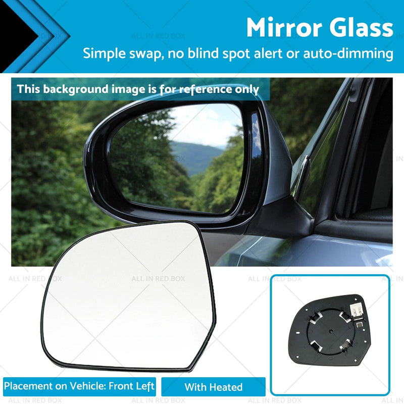 Nissan Micra K13, Almera N17 Front Left Mirror Glass (2011-2019)