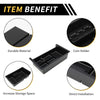 Chevy Silverado 1500 & GMC Black White Full Center Console Organizer Tray