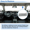 BMW 3 Series E90 Sedan (2007-2013) Gray Right Side Sun Visor
