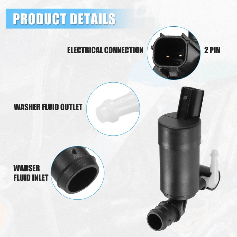 Ford Focus, Transit-150 Windshield Washer Pump (2012-2018)