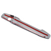 Mitsubishi 4 x Black Exterior Door Handle Covers