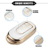 Honda Accord Civic 5 x Button Key Fob Shell Covers with Keychain Set