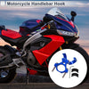 Motorcycle Arc Hanging Hook / Aluminum Alloy / Hexagon Wrench Screw Washer Blue