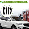 Hyundai Santa Fe 2019-2023 Gloss Black Exterior Door Handle Cover Trim