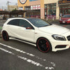 Benz A Class W176 A180 A200 A250 A45 Matte Black Side Stripe Decals