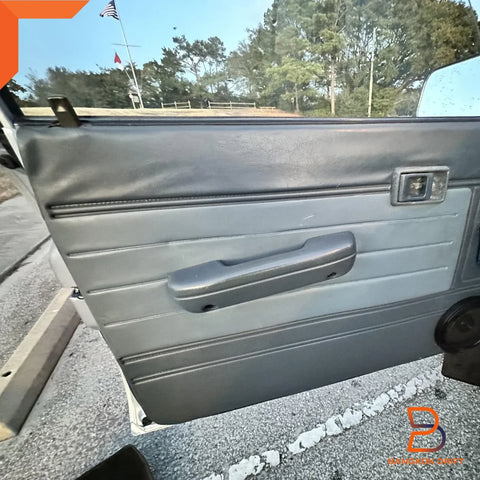 Toyota Hilux UTE Grey Interior Door Panel Pair + Clips (1983-1988)