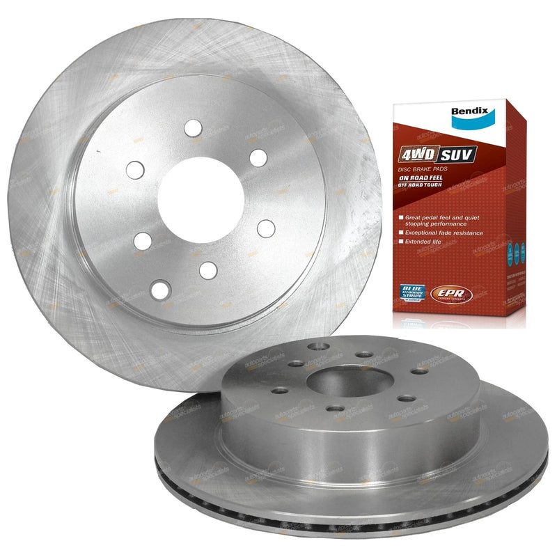 Nissan Pathfinder R51 (2005-2013) 4x4 Rear Brake Rotors + Pads