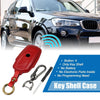 BMW Faux Leather Blue Key Fob Case Cover 4 Button Protector