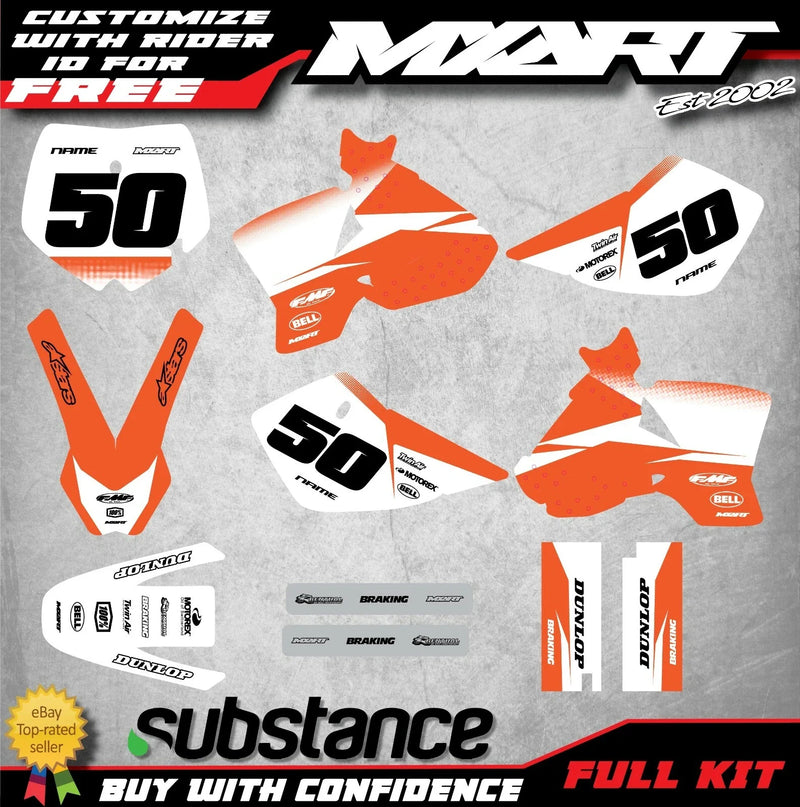 KTM 50 GROOVE STYLE Stickers Decals (2002-2008)