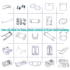 Discovery Sport 2 x Matte Silver Center Trim Frame Console (2015–2019)