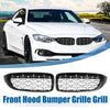 BMW 428i xDrive 430i xDrive 440i Black 1 x Pair Front Hood Bumper Grille