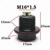 Renault, Lada, Peugeot, Citroen Oil Pan Drain Plug Bolt w/O-Ring (208-408)
