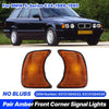 BMW 5-Series E34 Front Corner Turn Signal Lamp Amber LH+RH (1989–1995)