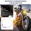 Set / 80cm 31.50" Length / Motorcycle Hydraulic Brake Line Silver Tone