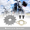 Dirt Bike 428 Chain 14T 17mm Titanium Tone Front Engine Sprocket
