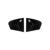 BMW 5-Series Sedan Gloss Black Rear Side Window Quarter Louver Cover (2018–2023)