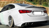 Chevy Malibu M4 Style Rear Spoiler Wing Lip Glossy Black (2016-2024)