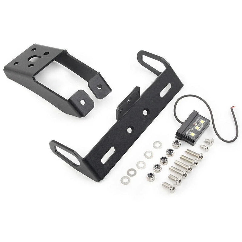 KAWASAKI ZX-10R, ZX-6R Rear License Plate Holder with LED Light (2004-2023)