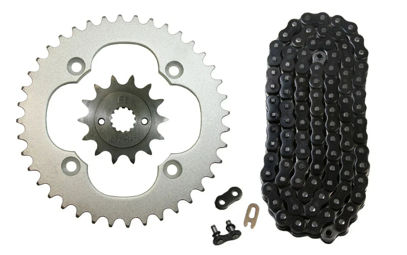 Suzuki Quadsport 400 Black / O-Ring Chain & 14/40 Sprockets (2009–2014)