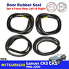 Door Rubber Weatherstrip Set 4 Fits Mitsubishi Lancer CK2 CK5 4D SED 1996-00