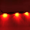 Truck Trailer Bus 17" Red Bright LED ID Bar & 3 LED Marker Lights