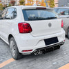 Volkswagen Polo MK5 3 x Rear Bumper Diffuser Lip Covers (2009-2014)