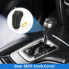 Subaru Impreza Gear Shift Knob Cover 2017-2023 Black Yellow Faux Leather
